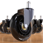 Kontoritoolide rattad, 5 tk