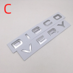 3D Letter DISCOVERY Auto tagumise esim&auml;rgi embleemi kleebis L/ja R/&uuml;le eesmise kapoti tagumise pagasiruumi tarvikutele C