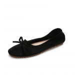 &Uuml;mmargused vabaaja tossud Naiste mokassiinid Kevadsuvi Kommid V&auml;rvi Lameda Kontsa S&otilde;lme Balleti Lamedad Kingad Loafer 40 must