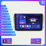 Carplay 2 Din Android 12 auto multimeediumipleier Peugeot 208 2008 seeriale 2012-2018 Navigation GPS AutoRadio Stereo DSP BT SWC DVR kaamera Bluetooth DAB S1 8Core 3G 32G