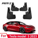 MudFlaps For Tesla MODEL S 2023 models Mud Flap Splash Guard Mudguards Front Rear Fender Auto Styline Car 2023 black