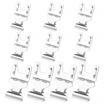 Sildiklamber, stabiilne kinnitus, galvaniseeritud 4 v&auml;rvi kuvasildi hinnasildi hoidja magustoidupoe jaoks h&otilde;be