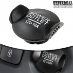 1x universaalne pistikupesa pistikupesa v&auml;ljalaskeava sigaretis&uuml;&uuml;taja auto kattekork 21 mm 22 mm 12 V autotarvikud stiil veekindel must