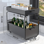 V&auml;ljat&otilde;mmatav valamualune hoiuriiul Mitmeotstarbeline kraanikausialune hoiustamisriiul vannitoak&ouml;&ouml;gi t&ouml;&ouml;tasapinna jaoks