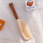 1 tk Cute Cartoon Baby Hair Brush Milk Tea Color Comb Kawaii Bear Bunny pehme k&auml;epidemega vaigukamm v&auml;ikeste t&uuml;drukute juukseaksessuaaridele