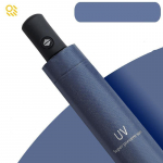 Vastupidav t&auml;isautomaatne naiste vihmavari, 3 kokkupandav sinine