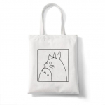 No Face Man Studio Ghibli Totoro Shopper Ostukott Anime kott Puuvillane Tote Eco Korduvkasutatav Bolso K&auml;ekott Kott Korduvkasutatav 24*26cm