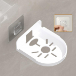 Plastikust seinakinnitusriiul, l&auml;bipaistev hoiualus telefonile V&auml;ikese Plante Vannitoa Elutoa Riiul valge