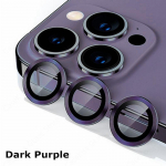 Kaamera objektiivi kaitsed IPhone 15 14 Pro Max metallist r&otilde;nga kaitse&uuml;mbrise klaas IPhone 13mini 14plus 15 14pro objektiivi klaaskile jaoks For iPhone 14 tumelilla v&auml;rv