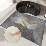 Moodne geomeetriline tr&uuml;kivaip, suured elutoa vaibad Pehmed p&otilde;randamatid vannitoa jaoks Kohandatud uksemati jooksvaip 40x60cm 1pcs