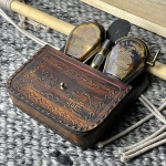 Messingist binokkel nahast vutlariga Mere Kokkupandav Binokkel Merenduslik Spiooniklaas teleskoop R J Beck London 1857 binokkel antiikne Reproduktsioon