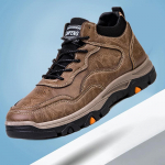 Meeste &auml;rilised vabaaja nahast kingad, puuvillased ja sooja valgusega v&auml;lisspordijalatsid, 2023. aasta uued nahast kingad 39