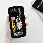 Astronaut Wave Shape pehme TPU &uuml;mbris Realme C55 C53 11 Tecno Spark 10C IPhone Vivo Y35 Y02 Samsung S23 Ultra A53 Redmi Note 12 Pro Note 11 kaanele Infinix HOT 30 play
