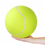 9,5-tolline 24 cm koerte tennisepall hiiglaslikud lemmikloomam&auml;nguasjad koerte n&auml;rimism&auml;nguasjadele Signature Mega Jumbo laste pallitreeningu tarvikud pl&uuml;&uuml;sis 9.5inch roheline