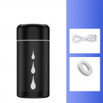 Kaasaskantav USB &otilde;huniisutaja auto &otilde;hupuhasti v&auml;rviline t&auml;histaeva atmosf&auml;&auml;ri valgusega kodukontori &otilde;huniisutaja aroomi eeterlike &otilde;lide hajuti Car fragrance must