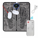 Nutikas jalamassaažipadi EMS pulssjalgade n&otilde;elravi stimulaator masseerija Tens Fisioteraapia Vereringet soodustav Jala jalalihased l&otilde;dvestavad valu leevendavad USB Charging+Remote+Patch