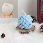 Uued 3D villased k&uuml;&uuml;nla silikoonvormid villase palli disainiga k&auml;sitsi valmistatud sojak&uuml;&uuml;nlad aroomivahast seebivormide valmistamine 1pc