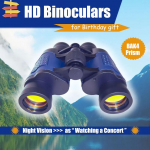 Pikamaa binokkel Professionaalne &ouml;ise n&auml;gemise teleskoop HD 10000m v&auml;lispordiks/telkimiseks/kontserdi vaatamiseks