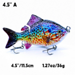 4,5-tollised kalap&uuml;&uuml;gi landid Uppuvad ujumiss&ouml;&ouml;t Glide s&ouml;&ouml;t Crankbait Bass Muskie Landid Elutruud p&auml;ikesekala kalapuuk 4.5'' A