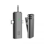 Mini Wireless Lavalier mikrofoni 3-&uuml;hes vastuv&otilde;tja mobiiltelefonile 360 ​​kraadi omnidirectional rev&auml;&auml;rimikrofon 1