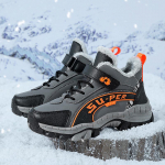 TUINANLE Laste talvised ronimisjalatsid Paksud pehmed soojad libisemisvastased tossud Poiste vabaaja puuvillased kingad 40