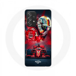 Coque Samsung Galaxy A33 5G Formule 1 Sebastian Vettel Pilote F1 Rouge
