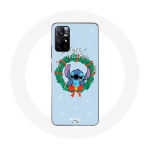 &Uuml;mbris Xiaomi Redmi Note 11s 5G Stitch Snow jaoks Merry Christmas Blue