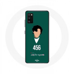 M&auml;ng Samsung Galaxy A41 Case Squid Seong Gi hun number 456