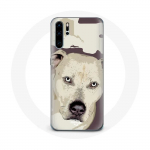 Huawei P30 Pitbull Dog valge &uuml;mbris