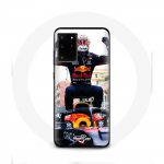 Musta punase ja kollase v&auml;rviga &uuml;mbris Samsung galaxy S11 plus vormel 1 Max Verstappeni F1 v&otilde;idus&otilde;itjale