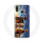 Coque pour Huawei P20 Lite Tanjiro Inosuke et Zenitsu Demon Slayer Kimetsu no Yaiba Anime Manga