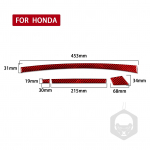 for Honda Accord 2014-2017 Car Center Console Decoration Cover Sticker Decal Trim Auto Interior Accessories Carbon Fiber style A(LHD)