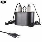 Roomajate kahekordne lambivari, tugev soojust hajutav UV-lambi komplekt rippkonksudega kilpkonnasisaliku jaoks US plug must