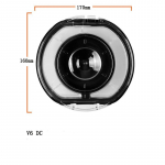 Sobib dyson Dysoni tolmuimejale V6V7V8V10V12 tolmukogumis&auml;mbri kate alumine kate silindrir&otilde;nga &uuml;lemine kate