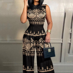 Kevadised vabaajap&uuml;ksid, &otilde;huke tr&uuml;kitud varrukateta naiste kombinesoon XXL