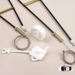 BWR5489 elektriline aknat&otilde;stuki regulaatori komplekt parempoolne esiuks Iveco Stralis MK1 EuroCargo EuroTech EuroTrakker Truck 504040988 jaoks