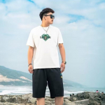 Suures suuruses meeste suvine t-s&auml;rk pluss suuruses avara l&uuml;hikeste varrukatega &otilde;huke vabaaja s&auml;rk meester&otilde;ivaste topid M