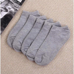 5 paari Meeste madalad sokid N&auml;htamatud madalad sokid Kevadsuvised L&uuml;hikesed sokid Puhast puuvillast hingavad sokid 5pairs valge