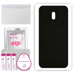 apgo Protective Skin Sticker for the back compatible with Nokia C1 Plus, Wrap Film, Foil, Vinyl - Pattern Matrix