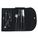 Set Multifunctional Easy to Carry Stainless Steel Eyebrow Brush Eyebrow Razor Eyebrow khaki