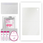apgo Protective Skin Sticker for the back compatible with Acer Sospiro AS10W, Wrap Film, Foil, Vinyl - Pattern Matte Transparent