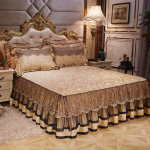 3 tk Kodu Voodikate Voodil Kahekohalise Voodi Kaunistus Seelik Sile Puuvillane Voodipesu Queen/King Size Voodile 3pcs 200x220cm