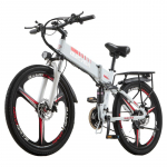 BURCHDA Elektriline kokkupandav jalgratas R3 t&auml;iskasvanutele, MTB 26 tolli, liitiumaku 48 V, 12,8 Ah, 1000 W, 40 km/h