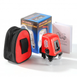 AK435 laseri taseme 2 rida 1 punkti isetasanduv 360-kraadine p&ouml;&ouml;rlev horisontaalne ja vertikaalne risttase laser punane