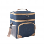 Isoleeritud suur s&ouml;&ouml;gikarp, kahekordne raskeveokite l&otilde;unakott, lekkekindel k&uuml;lmkott, sobib meestele ja naistele T&auml;iskasvanud Lennu rannap&auml;evareis One Size must