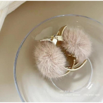 &Otilde;rn Velvet Bow Bun Juukseklamber Suur esmaklassiline juukseklamber French Pearl Back juukseklamber