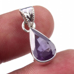 Naturaalne Aleksandriit 925 Prooviga Tahke Sterling H&otilde;be Kingitus Ehted Ripats 1'' o2Z60