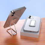 Kaasaskantav multifunktsionaalne kokkupandav metallist mobiiltelefonihoidiku kronstein, lauaarvuti alus must