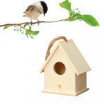 Dox House Bird House Linnumaja Linnukast Linnukast Puidust kast pruun