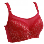 Moodne seksikas Push Up rinnahoidja naiste l&auml;ikevastane reguleeritav rinnahoidja 36/80 punane